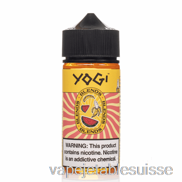 Vape Suisse Banane Pastèque Glace - Mélanges Yogi - 100ml 0mg